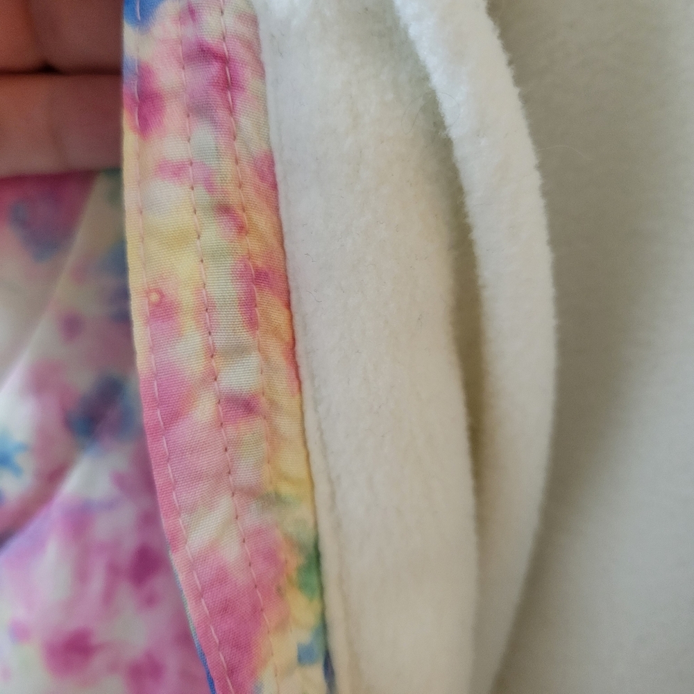 6-9 month Wippette snowsuit unicorn rainbow colorful baby infant mittens footies - Picture 6 of 11